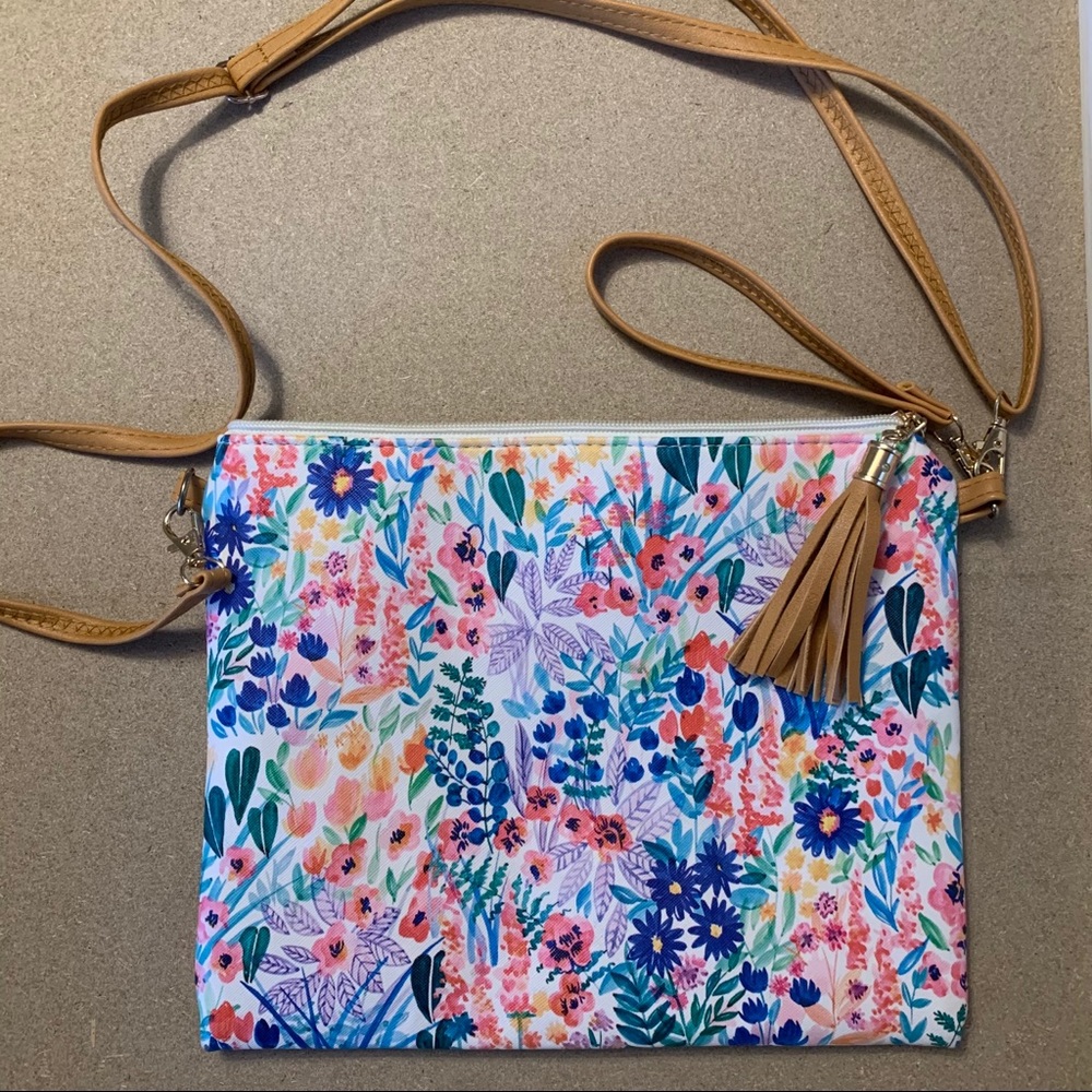 Floral crossbody